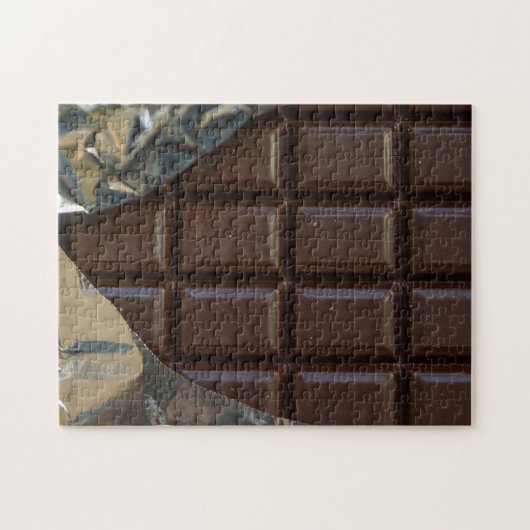 Chocolate Candy Bar in Foil Wrapper Puzzle (Horizontal)