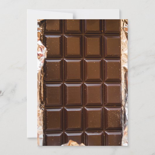 Chocolate Candy Bar Magneteinladung (Vorderseite)