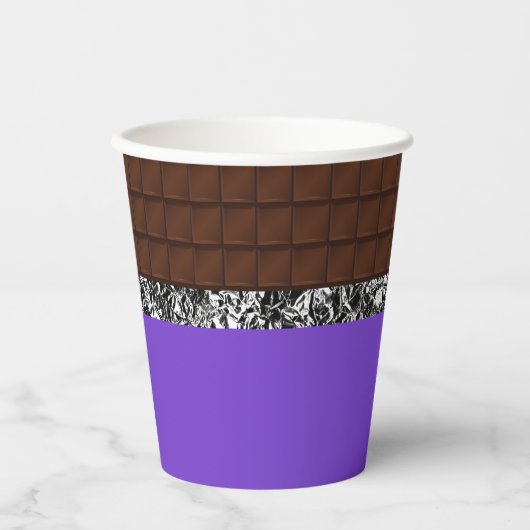 Chocolate Candy Bar Pappbecher (Vorderseite)