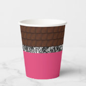 Chocolate Candy Bar Pappbecher (Vorderseite)
