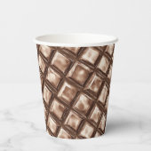 Chocolate Candy Bar Pappbecher (Rückseite)
