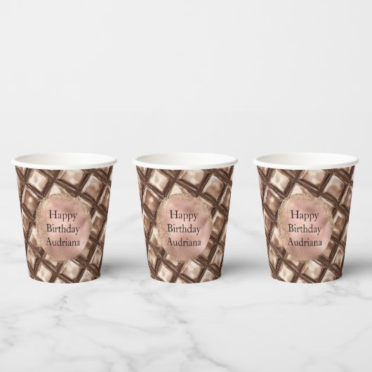 Chocolate Candy Bar Pappbecher (Multi)