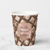 Chocolate Candy Bar Pappbecher (Vorderseite)