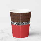 Chocolate Candy Bar Pappbecher (Rechts)