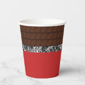 Chocolate Candy Bar Pappbecher (Vorderseite)