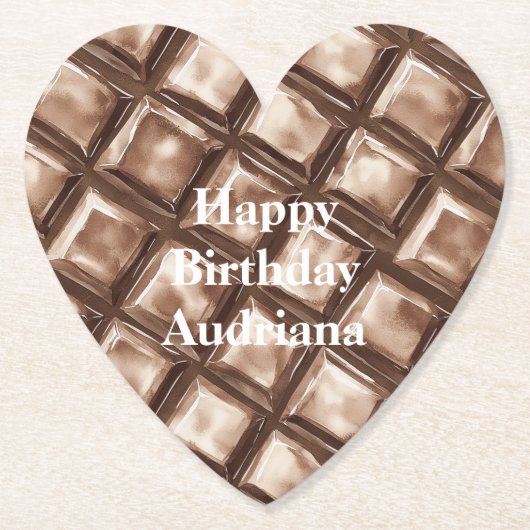 Chocolate Candy Bar Untersetzer (Vorderseite)