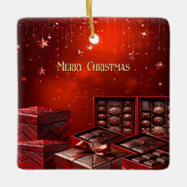 Chocolate Candy Christmas Holiday Ornament