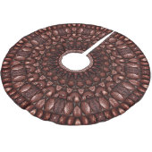 Chocolate Candy Christmas Tree Skirt Polyester Weihnachtsbaumdecke (Schrägansicht)