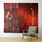 Chocolate Candy Holiday Backdrop Wandteppich (Beispiel (Horizontal))