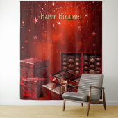 Chocolate Candy Holiday Backdrop Wandteppich (Beispiel)