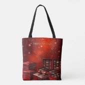 Chocolate Candy Holiday Tote Bag Tasche (Rückseite)