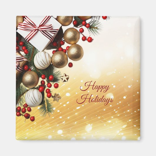 Chocolate Candy Holiday Weihnachtsmagnet Magnet (Vorne)