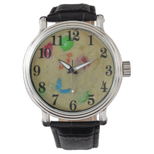 Chocolate Candy Piece Cookie Spaß Novelty Watch Armbanduhr