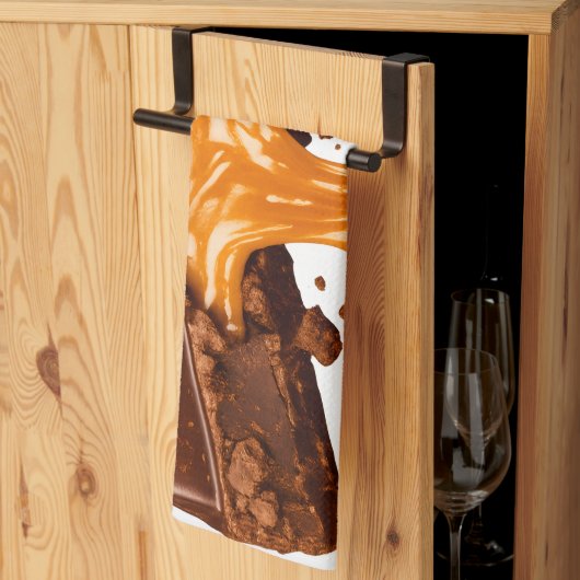 Chocolate Caramel Kitchen Towel Geschirrtuch (Drittel gefaltet)