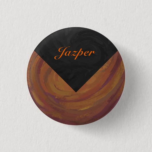 Chocolate Carmel Swirl Button (Vorderseite)
