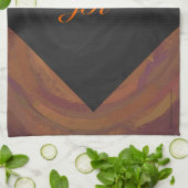 Chocolate Carmel Swirl Handtuch (Gefaltet)