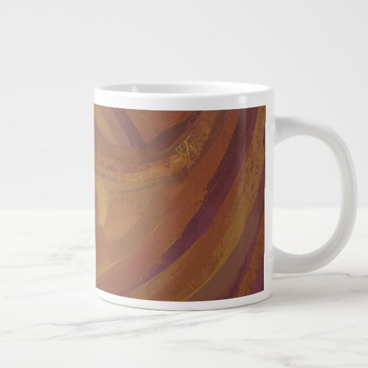 Chocolate Carmel Swirl Jumbo-Tasse (Rechts)