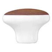 Chocolate Carmel Swirl Keramikknauf (Seitenansicht)