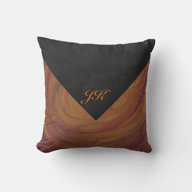 Chocolate Carmel Swirl Kissen (Vorderseite)