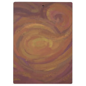 Chocolate Carmel Swirl Klemmbrett (Rückseite)