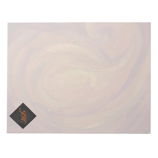 Chocolate Carmel Swirl Notizblock (Vorderseite)