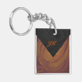 Chocolate Carmel Swirl Schlüsselanhänger (Vorderseite links)