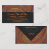 Chocolate Carmel Swirl Visitenkarte (Vorne/Hinten)