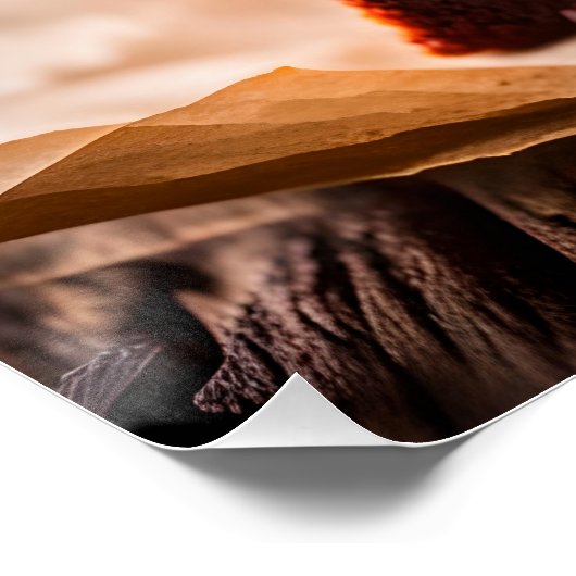 Chocolate Chip Brownies Poster (Ecke)