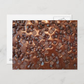 Chocolate Chip Brownies Postkarte (Vorne/Hinten)