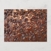 Chocolate Chip Brownies Postkarte (Vorderseite)