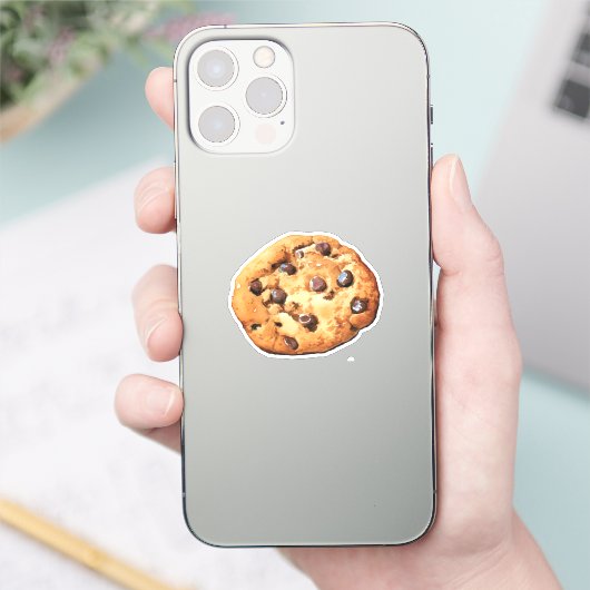 Chocolate Chip Cookie Aufkleber (Telefon)