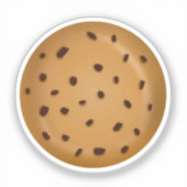 Chocolate Chip Cookie  Aufkleber (Vorderseite)