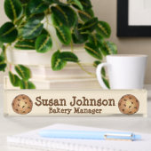 Chocolate Chip Cookie Bakery Manager Konditorei Ko Namensplakette