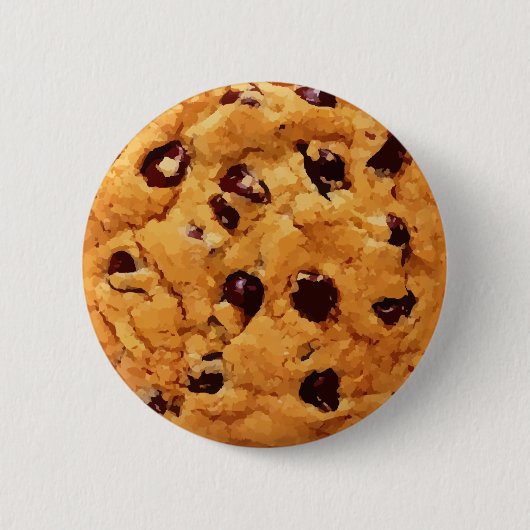 Chocolate Chip Cookie Button (Vorderseite)