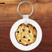 Chocolate Chip Cookie Cookie Feinschmecker Schlüss Schlüsselanhänger (Vorderseite)