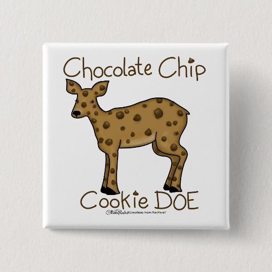 Chocolate Chip Cookie Doe Button (Vorderseite)