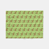 Chocolate Chip Cookie Doe Fleecedecke (Vorderseite (Horizontal))