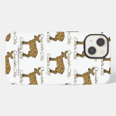 Chocolate Chip Cookie Doe iPhone Hülle (Rückseite (Horizontal))
