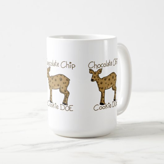 Chocolate Chip Cookie Doe Kaffeetasse (VorderseiteRechts)