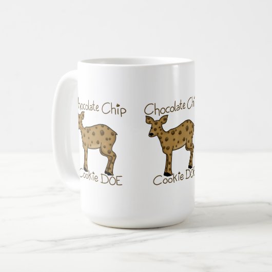 Chocolate Chip Cookie Doe Kaffeetasse (Vorderseite Links)