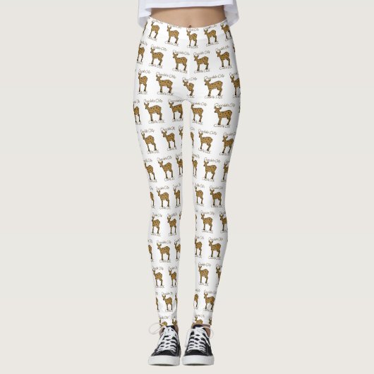Chocolate Chip Cookie Doe Leggings (Vorderseite)