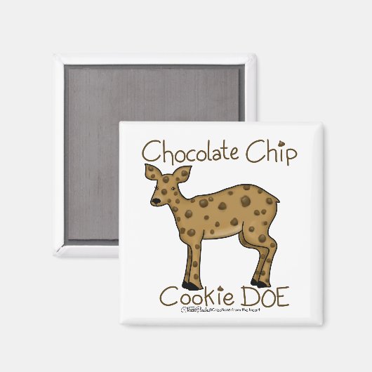 Chocolate Chip Cookie Doe Magnet (Vorderseite/Rückseite)