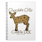 Chocolate Chip Cookie Doe Notizblock (Vorderseite)