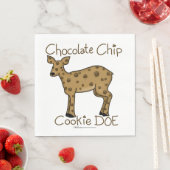 Chocolate Chip Cookie Doe Serviette (Beispiel)