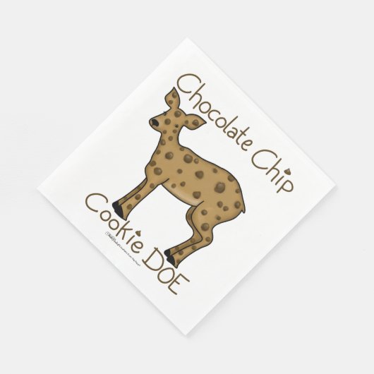 Chocolate Chip Cookie Doe Serviette (Ecke)