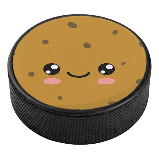 Chocolate Chip Cookie Eishockey Puck (3/4)
