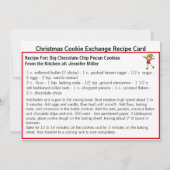 Chocolate Chip Cookie Exchange Rezept Weihnachten (Rückseite)