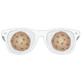 Chocolate Chip Cookie Feinschmecker Spaß Bake Sale Partybrille (Vorderseite)