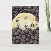 Chocolate Chip Cookie Geburtstag Karte (Vorderseite)