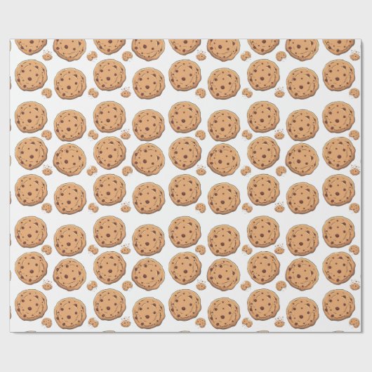 Chocolate Chip Cookie Geschenkpapier (Flach)